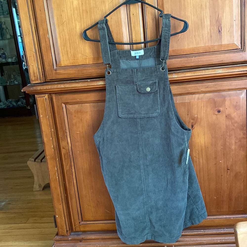 Jolt Brand Size Large Corduroy overall dress.